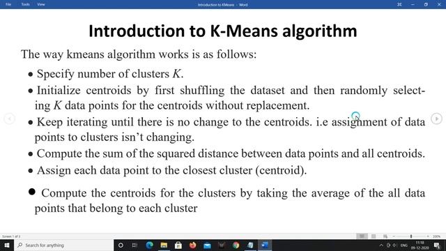 Introduction to K-Means Algorithms | Machine Learning algorithm смотреть онлайн