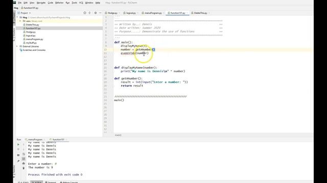 Mod 10A Python Functions смотреть онлайн