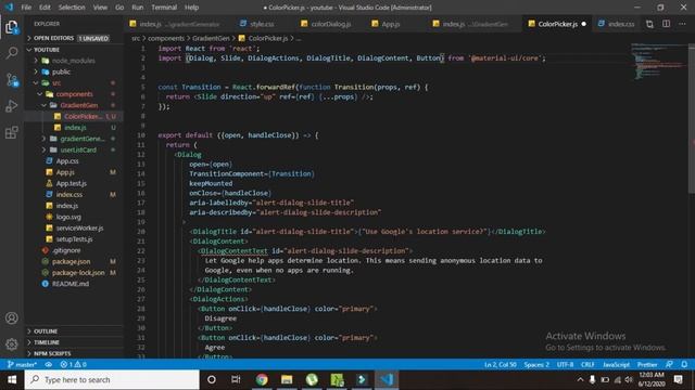 Creating a random gradient generator using ReactJS | Reacting To React E01 | REACTJS | ComplexCoder смотреть онлайн