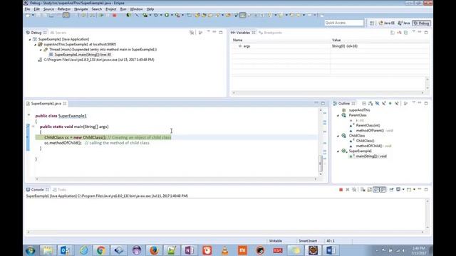 purpose of super keyword in java смотреть онлайн