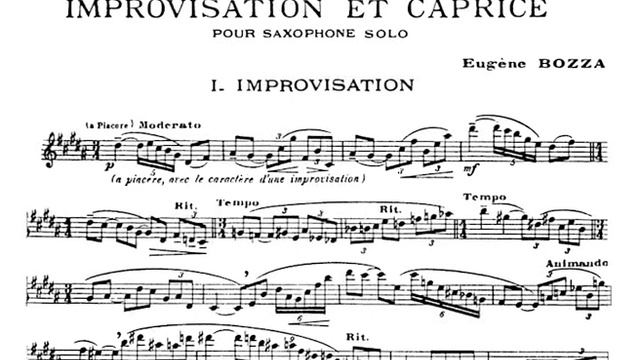 Eugène Bozza, Improvisation & Caprice смотреть онлайн