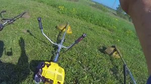 3.Тест мотокос Champion 4-х т. T334FS и 2-х т.T433-2