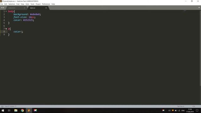 Основы CSS - 2. Базовый синтаксис CSS смотреть онлайн
