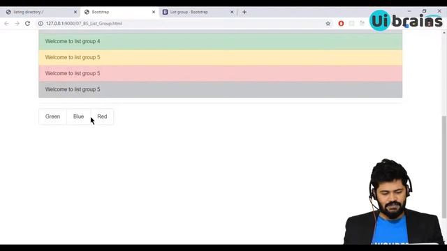 08 List Groups in Bootstrap | Bootstrap Tutorial for Beginners | Ui Brains | NAVEEN SAGGAM смотреть онлайн