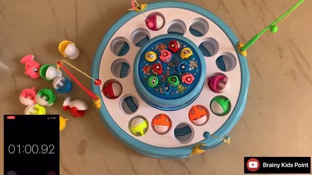 Gogo fishing game | fish catching in just 2:57 minutes/ Toys for kids смотреть онлайн