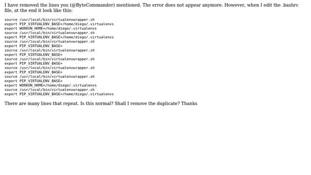 bash: WORKON_HOME=~/.virtualenvs: No such file or directory смотреть онлайн