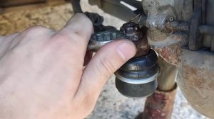 замена рулевых наконечников на жигулях БЕЗ СЬËМНИКА