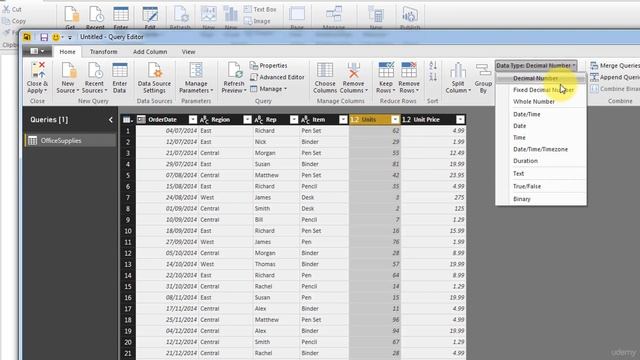 PowerBI - 003 Connecting to a data file csv file смотреть онлайн