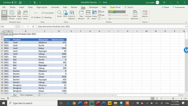 Cara Membandingkan /Mencari Data Yang Berbeda/ Sama di Excel смотреть онлайн