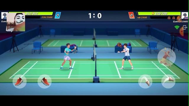 Badminton bitz gameplay walkthrough Android| REVIEW|#gaming badminton gaming| best badminton game смотреть онлайн