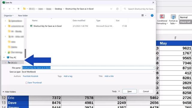 Shortcut Key for Save As in Excel (Excel Shortcuts) смотреть онлайн