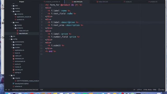 Make a complete CRUD application with Ruby on Rails 5.1.4.(Explained) смотреть онлайн