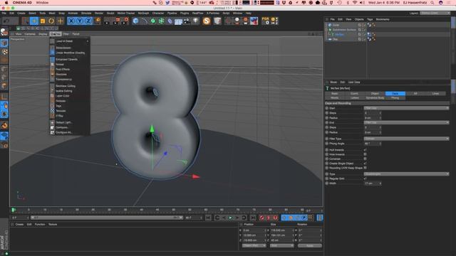 Cinema 4D Tutorial - Inflate or Deflate Objects Using Soft Body Dynamics смотреть онлайн