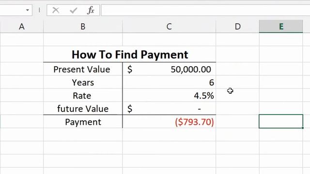How To Calculate Monthly Payment With Excel смотреть онлайн