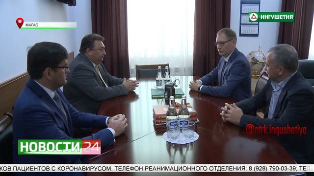 Ингушетию с рабочим визитом посетил руководитель Федерального казначейства Роман Артюхин. смотреть онлайн