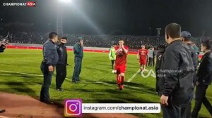 Узбекистан.Футбол.Навбахор-Пахтакор.Беспорядки после матча