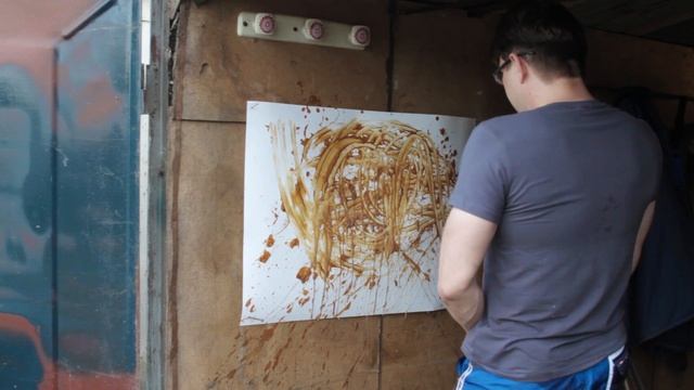 Уроки экстремального искусства от PainCollector(Картина из ГОВНА!!!) смотреть онлайн