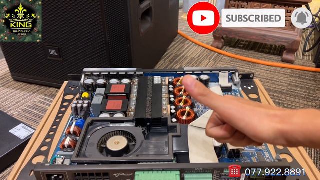 🇮🇹 Powersoft Quattrocanali 4804 DSP + D 🇮🇹 4 Kênh Tuyệt Đẹp ❤️ | Hoàng Nam Audio