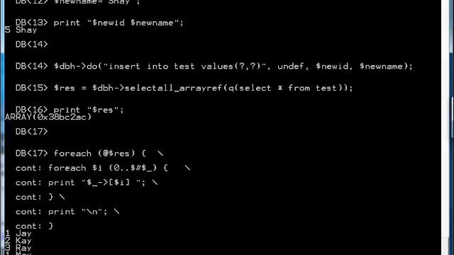 SQLite Programming With Perl: Part 2 of 2 смотреть онлайн