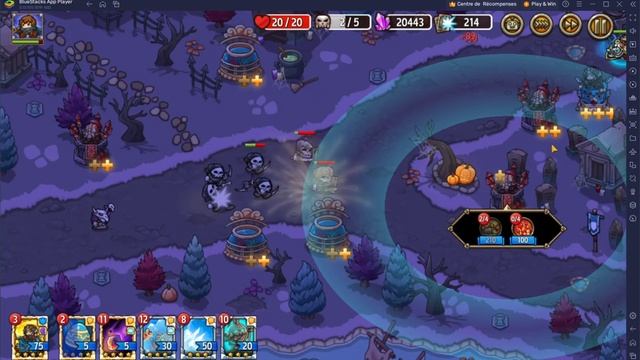 Crazy Defense Heroes - Halloween Invasion LVL07 - Ghost Town (Nightmare - Cloud) смотреть онлайн