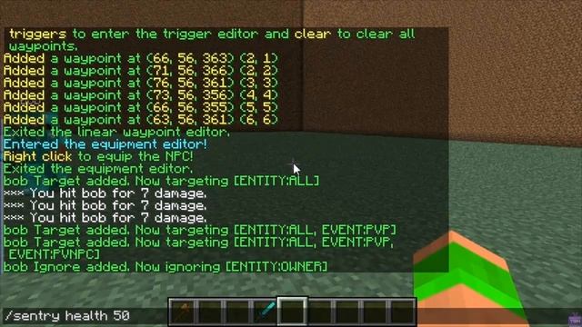 Minecraft Bukkit Plugin - Citizens 2 + Sentry - NPC Protection смотреть онлайн