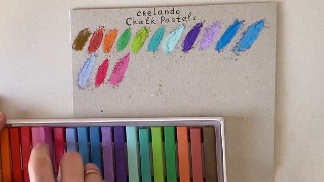 Пастельна крейда (Chalk Pastels Crelando) - палітра 25 кольорів смотреть онлайн