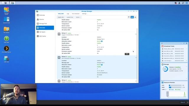 How to Replace a Bad and Failing Hard Drive on a Synology NAS + Disk Health Diagnostics смотреть онлайн