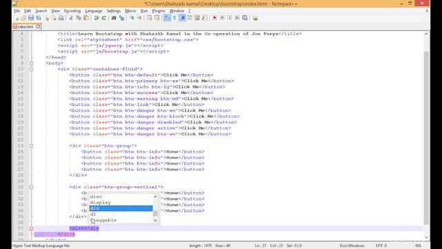 BELAJAR BOOTSTRAP BAG. 12 : MEMBUAT GRUP BUTTON смотреть онлайн