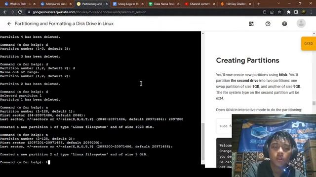 Partitioning and Formatting a Disk Drive in Linux - Day 42 смотреть онлайн