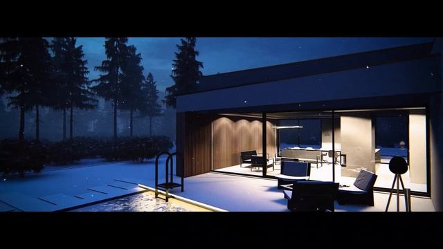 Zx87 Современный одноэтажный дом с навесом для автомобиля смотреть онлайн