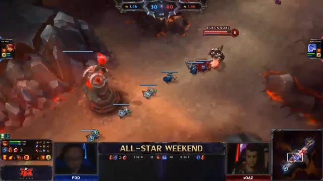 League of Legends - All Star 1v1 Magma Chamber! PDD vs SOAZ смотреть онлайн
