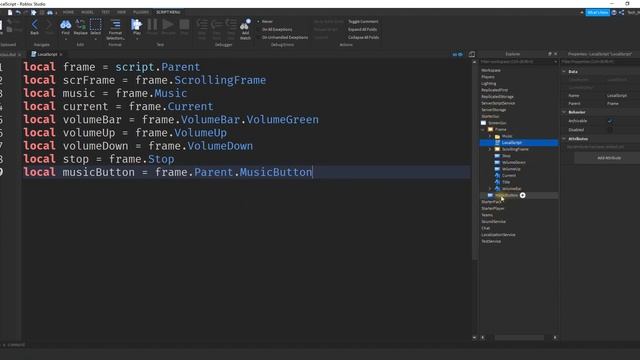 How to Create a Custom Music Player - Roblox Studio Tutorial смотреть онлайн