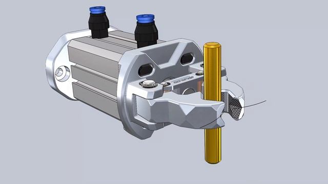 Gripper - Two Jaws Angular gripper, #solidworks,#gripper,#mechanism смотреть онлайн