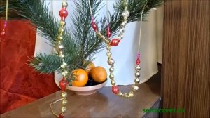 ? Коллекция ёлочных игрушек СССР. Стеклянные бусы на ёлку. Ёлочные игрушки нашего детства