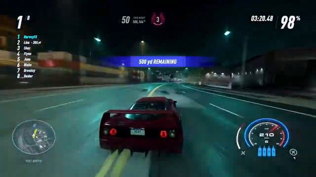 #4 | NFS Heat | Ferrari F40 night gameplay (1) смотреть онлайн