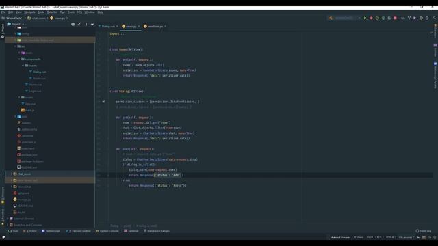 Django rest framework + vuejs - отправка сообщений в чате - урок 10 смотреть онлайн