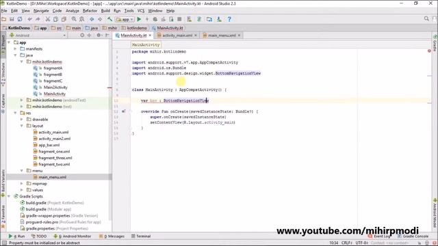 #37 Kotlin Android Tutorial | Bottom Navigationview смотреть онлайн