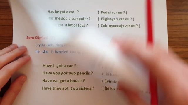 HAVE GOT / HAS GOT ( SAHİP OLMA ) смотреть онлайн