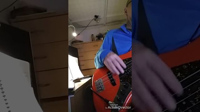 Squier(by Fender) jv jazz bass, What's going on(bass cover) смотреть онлайн