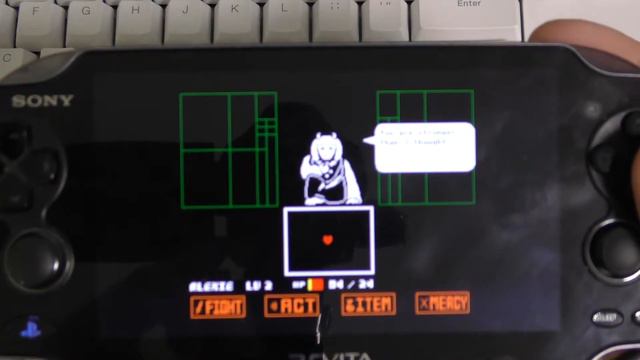 Undertale Toriel Fight PS Vita смотреть онлайн