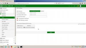 how to configure dhcp ip address  & dns in fortigate firewall