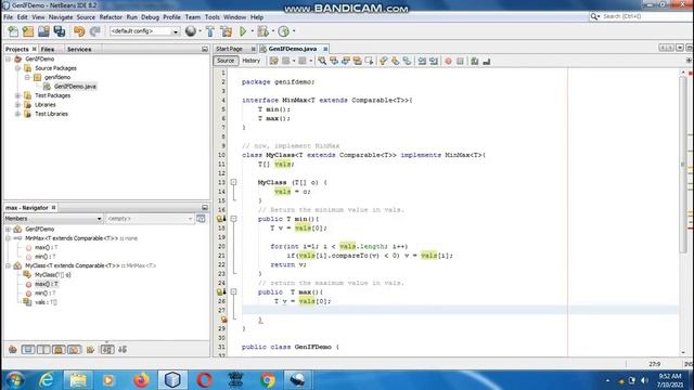 Java the complete Reference Ninth Edition (Chapter 14) Example (9) Generic Interface смотреть онлайн