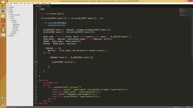 Sistema de Login PHP + MySQL - Parte 3: Programação [TUTORIAL] смотреть онлайн