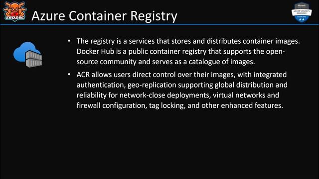 AZ-500 Episode 12 | Container Security | Container Registry, Authentication, Networking, AKS Storag смотреть онлайн