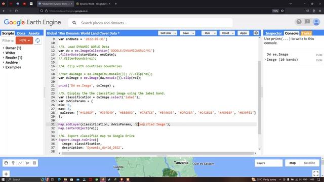 Download Latest Global Land Cover data 10m Resolution from Google Earth Engine | 2015 to 2023 смотреть онлайн