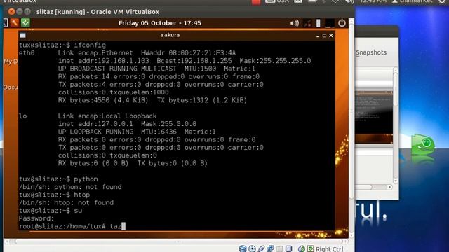ติดตั้ง slitaz ใน virtualbox ubuntu ลง htop และ python ใน slitaz смотреть онлайн