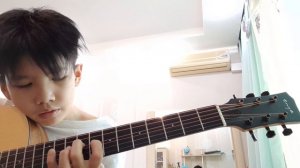 Как играть соло Юрия Каспаряна с песни кино-спокойная ночь на акустике. Разбор для новичков