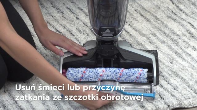 BISSELL CrossWave Cordless 2582N - Rozwiązywanie Problemu, Szczotka Obrotowa Nie Obraca Się | PL