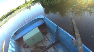 Ловля линей мережами. Catching tench with a fyke net.