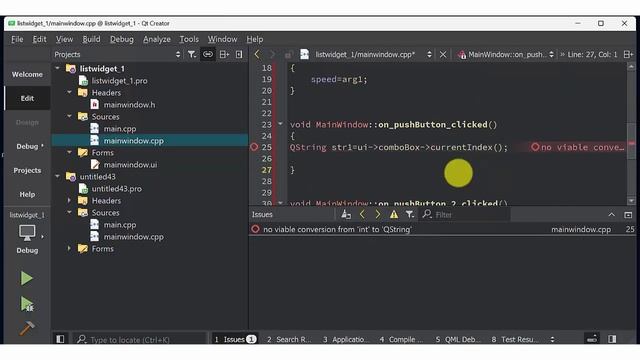 Video 1.4 - List Widget - Insert, Delete Button смотреть онлайн